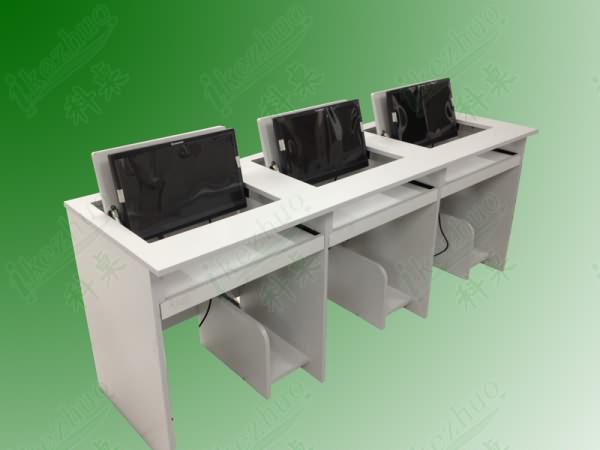翻轉(zhuǎn)電腦桌，學(xué)校電腦桌，學(xué)生電腦桌